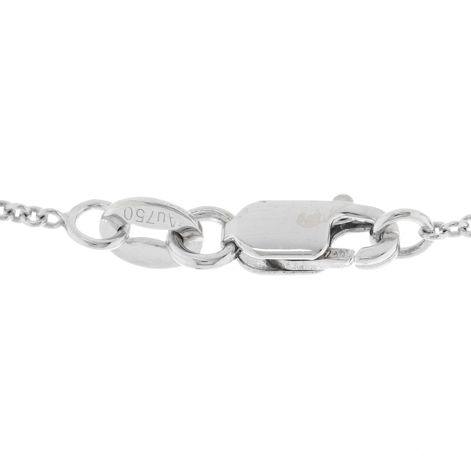 Roberto Coin 18K White Gold Diamond Pendant Necklace 4 of 4