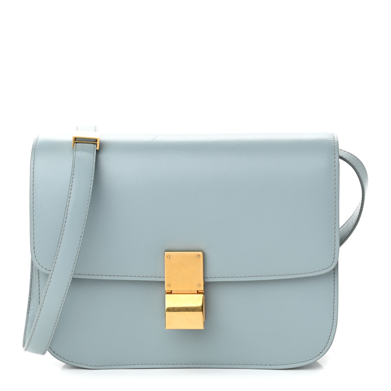 Celine Box Calfskin Medium Classic Box Flap Bag Slate 1 of 9