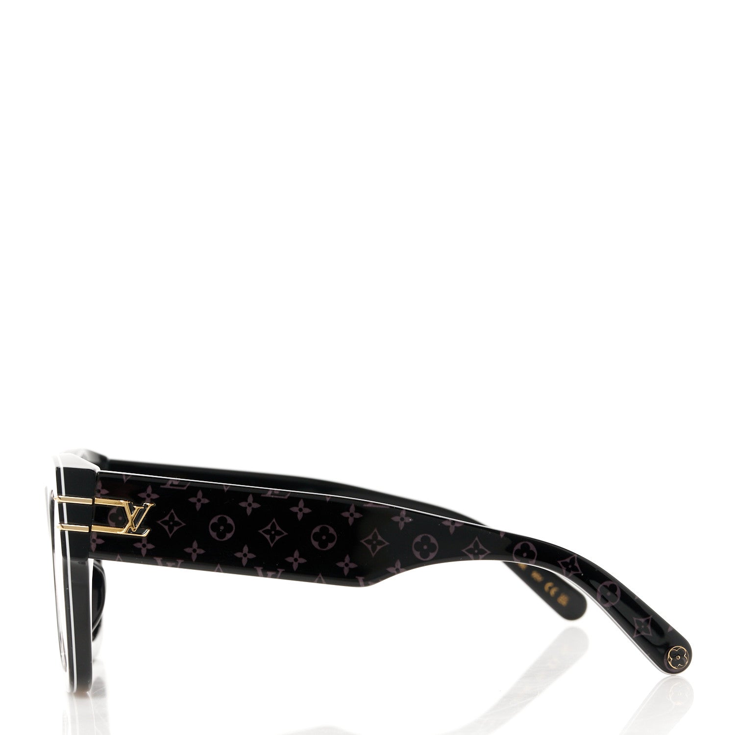 Louis Vuitton Acetate Blade Sunglasses Z1616E Black 3 of 8