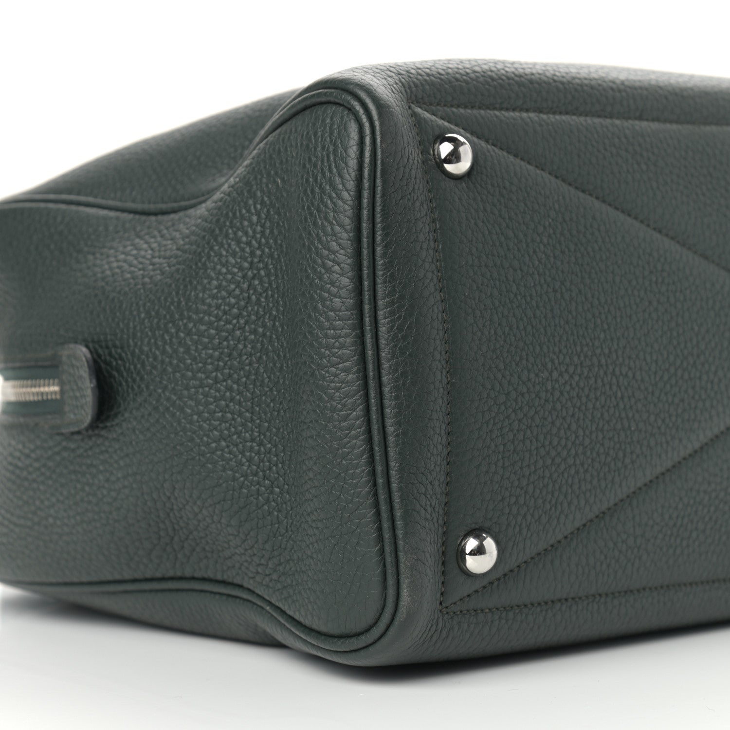Hermes Taurillon Clemence Victoria II 35 Vert Fonce 8 of 11