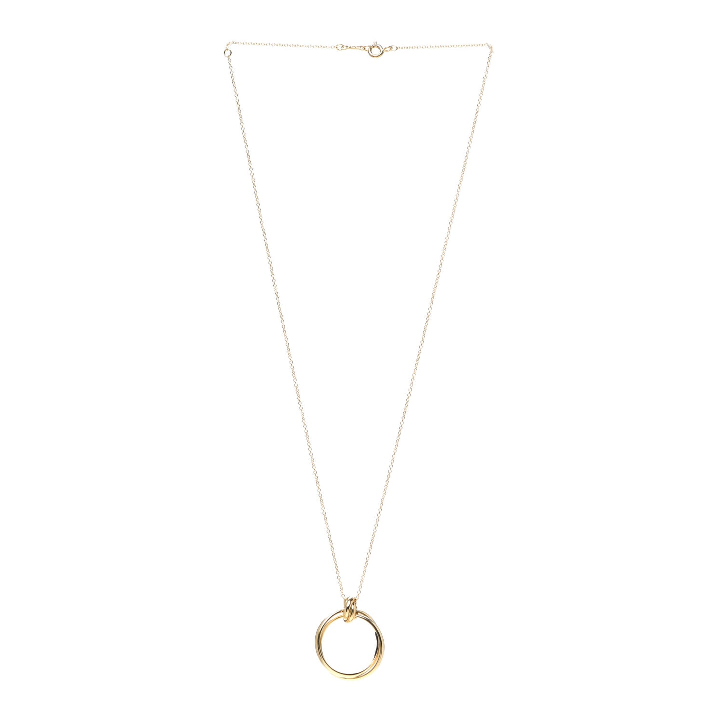 18K Yellow Gold Paloma Picasso Melody Circle Pendant Necklace