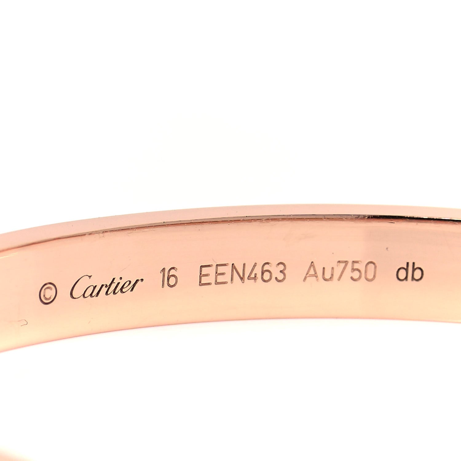 Cartier 18K Pink Gold LOVE Bracelet 16 4 of 6