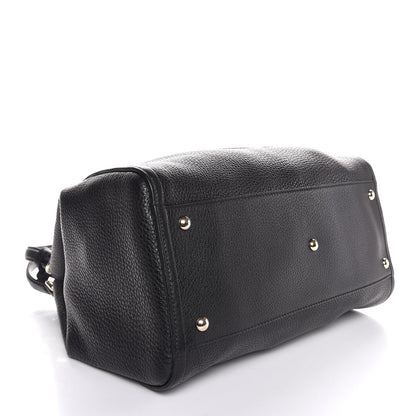 Gucci Pebbled Calfskin Medium Soho Shoulder Bag Black 4 of 7