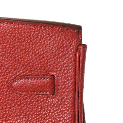 Hermes Togo Birkin 35 Rouge Casaque 40 of 42