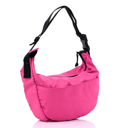 Balenciaga Nylon Wheel Logo Sling Bag Fluo Pink 3 of 10