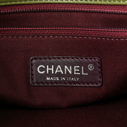 Chanel Calfskin Quilted Medium Casual Riviera Flap Green 6 of 11