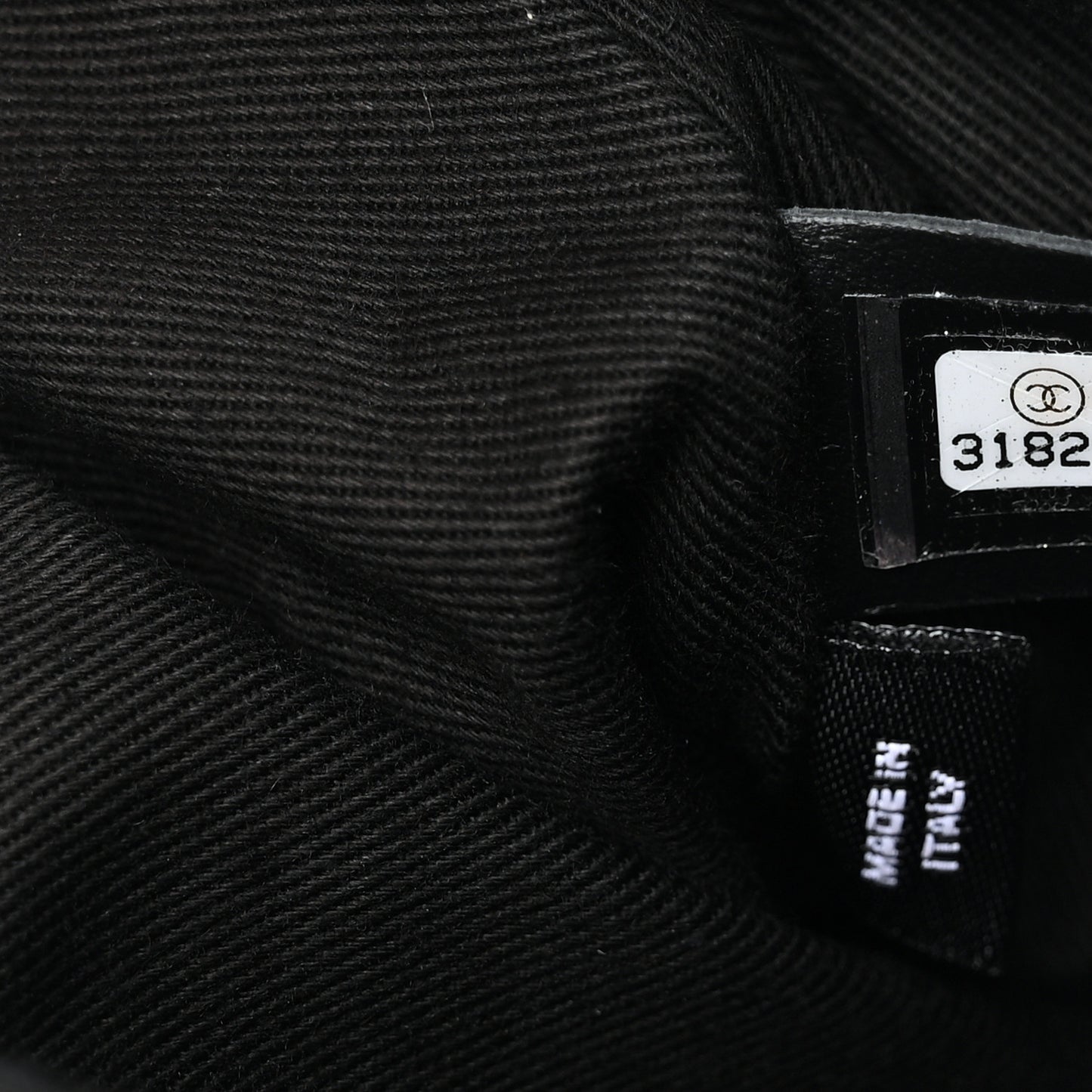 Calfskin Quilted Waist Belt Bag Black