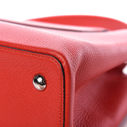 Louis Vuitton Taurillon Capucines MM Rubis 15 of 20
