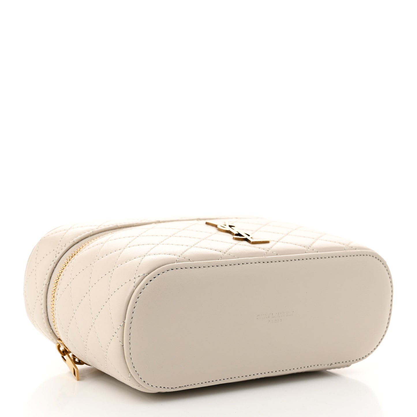 Lambskin Quilted Mini Gaby Vanity Crema Soft
