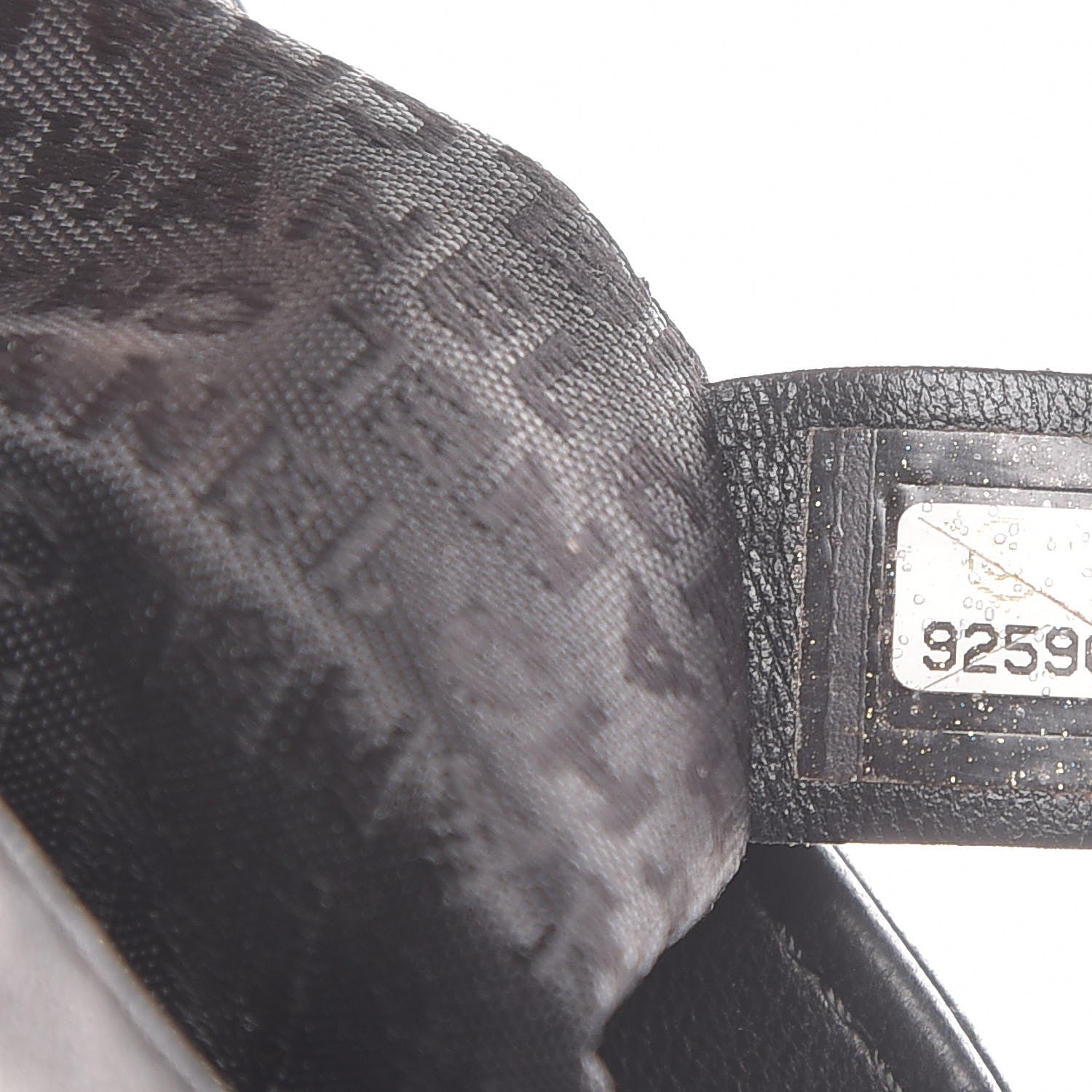 Chanel Lambskin Pleated CC Shoulder Bag Black 7 of 12