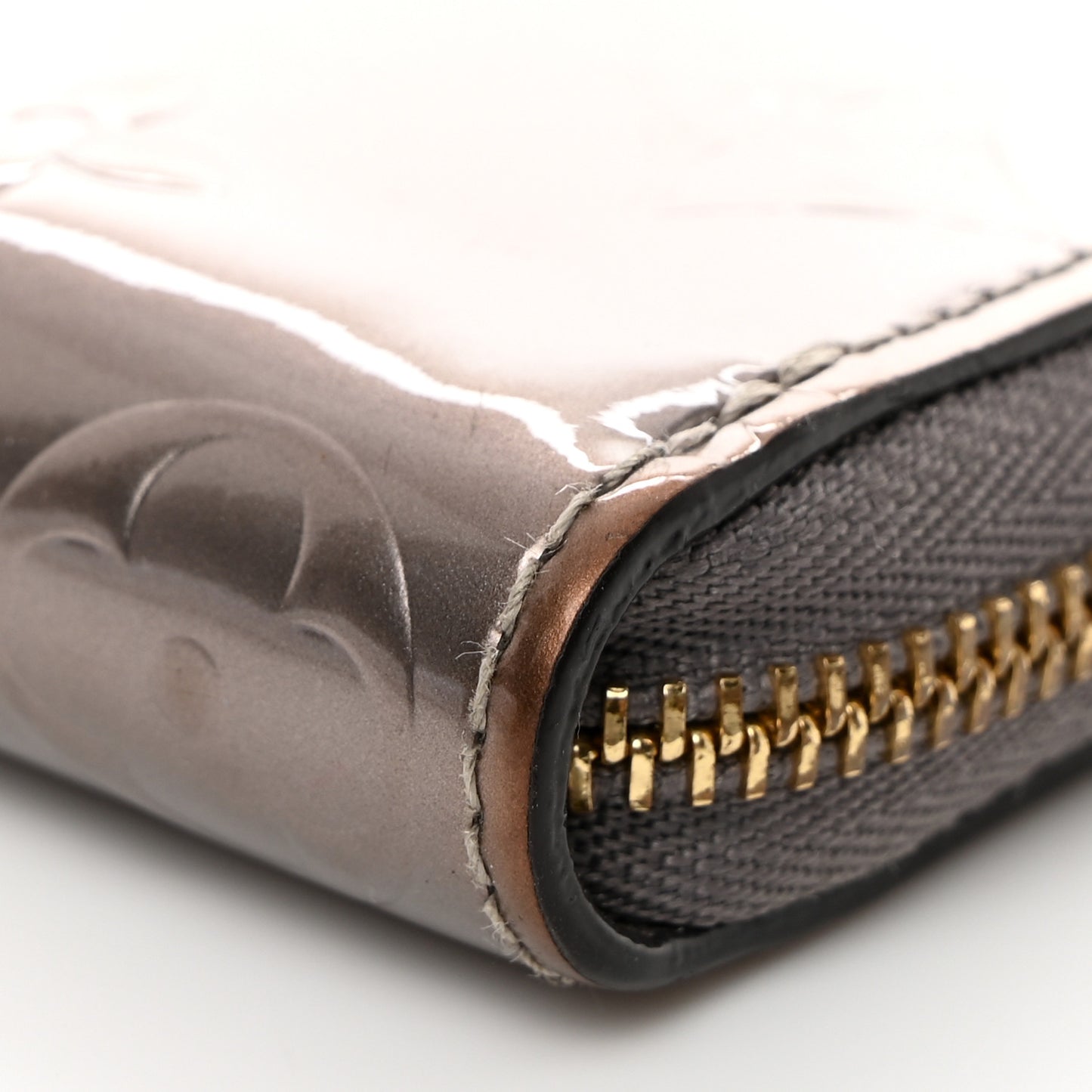 Vernis Zippy Coin Purse Champagne Metallise