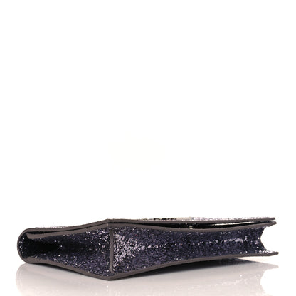 Saint Laurent Glitter Classic Kate Monogram Clutch Sunset Grey 4 of 10