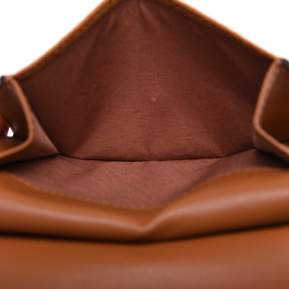 MCM Visetos Small Patricia Round Crossbody Wallet Cognac 5 of 13