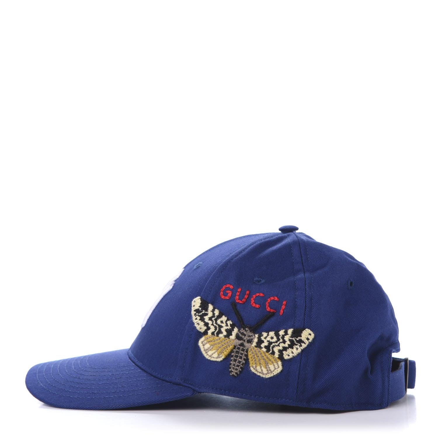 Gucci X MLB Cotton NY Yankees Baseball Hat 57-61 Blue 4 of 9