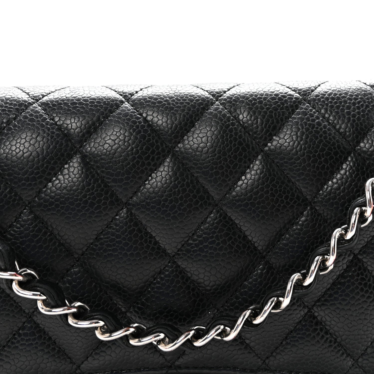 Chanel Caviar Quilted Medium Double Flap Black 8 of 10