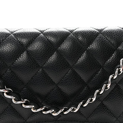 Chanel Caviar Quilted Medium Double Flap Black 8 of 10