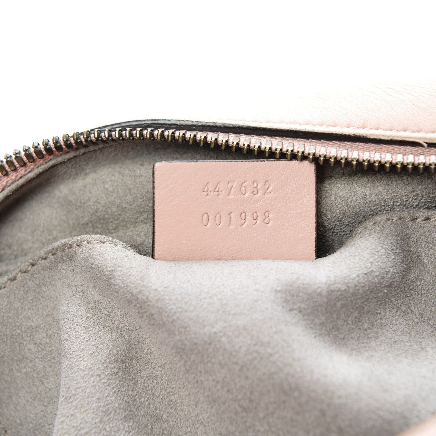Calfskin Matelasse GucciGhost Small GG Marmont Chain Shoulder Bag Perfect Pink Rosa Ivory