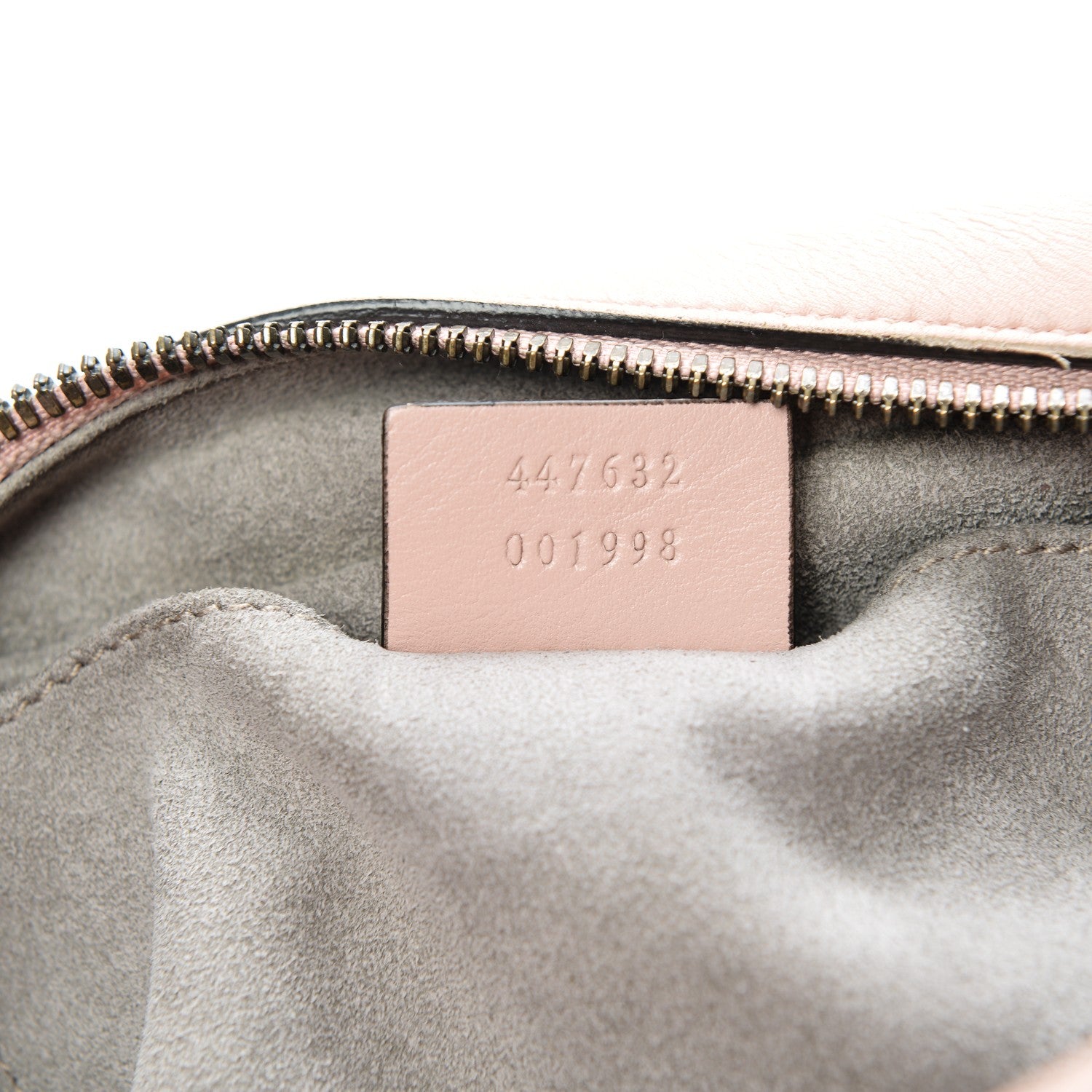 Gucci Calfskin Matelasse GucciGhost Small GG Marmont Chain Shoulder Bag Perfect Pink Rosa Ivory 7 of 8