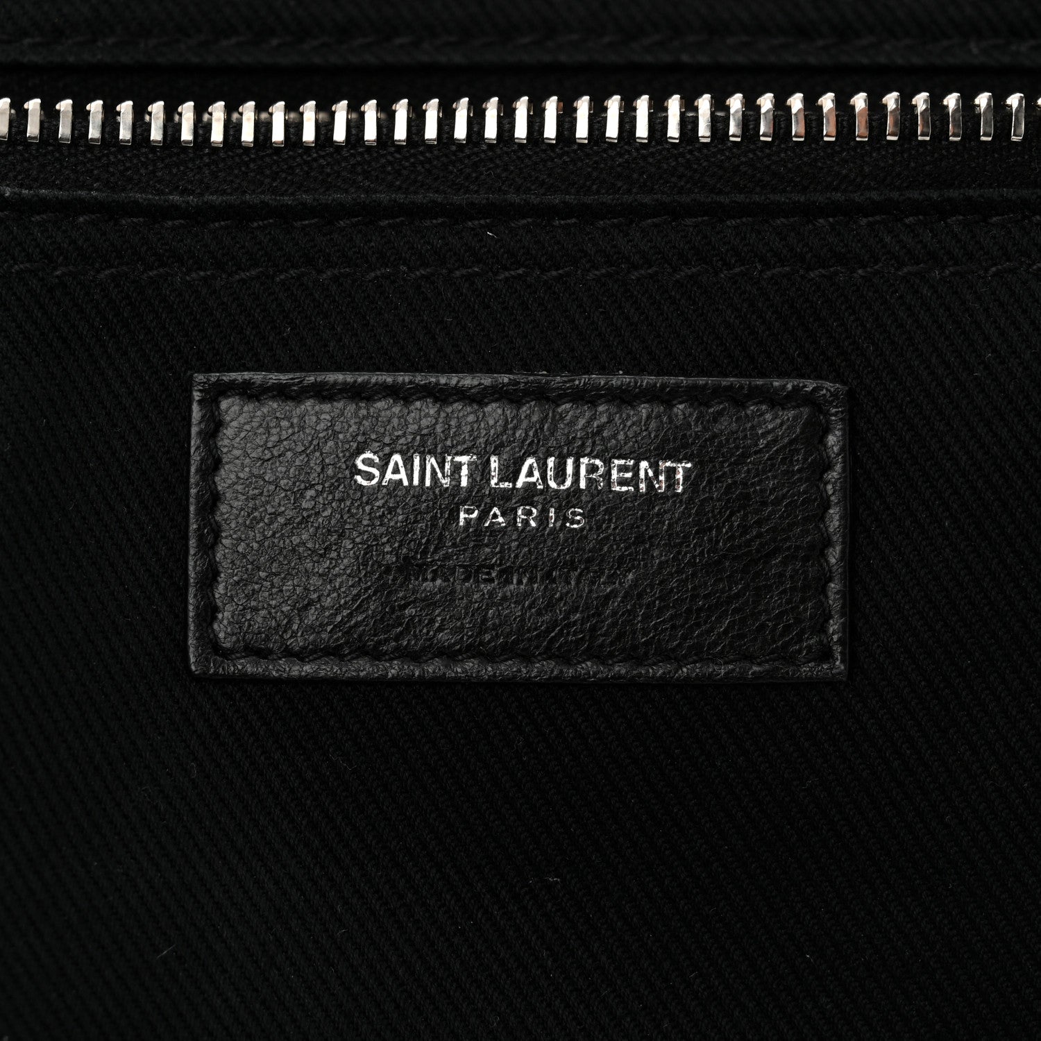 Saint Laurent Smooth Calfskin Rive Gauche Small Tote Black 6 of 10