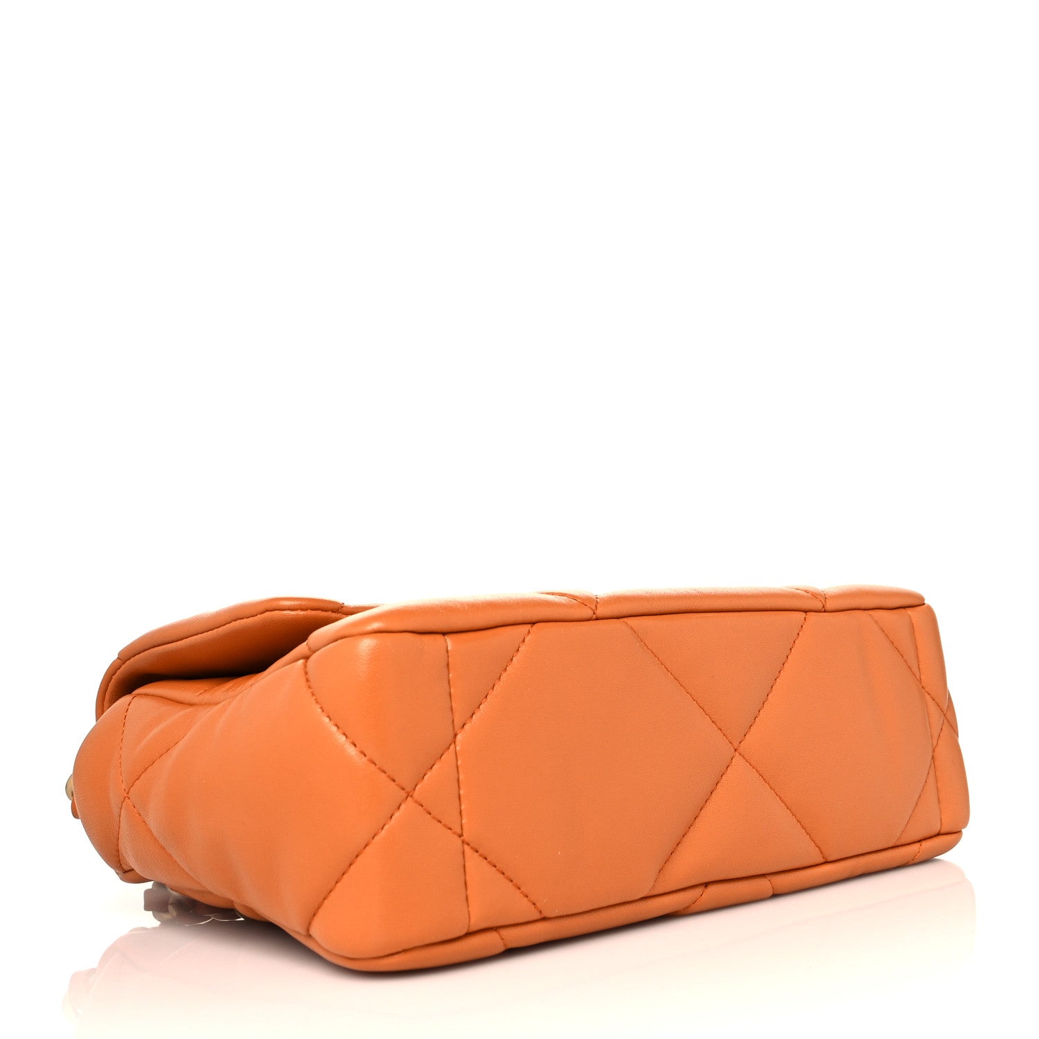 Chanel Lambskin Quilted Medium Chanel 19 Flap Light Brown 3 of 10