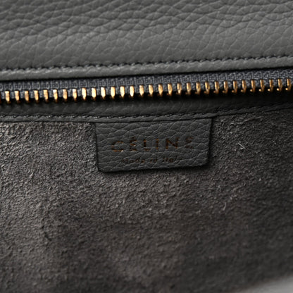 Celine Baby Drummed Calfskin Nano Luggage Kohl 6 of 10