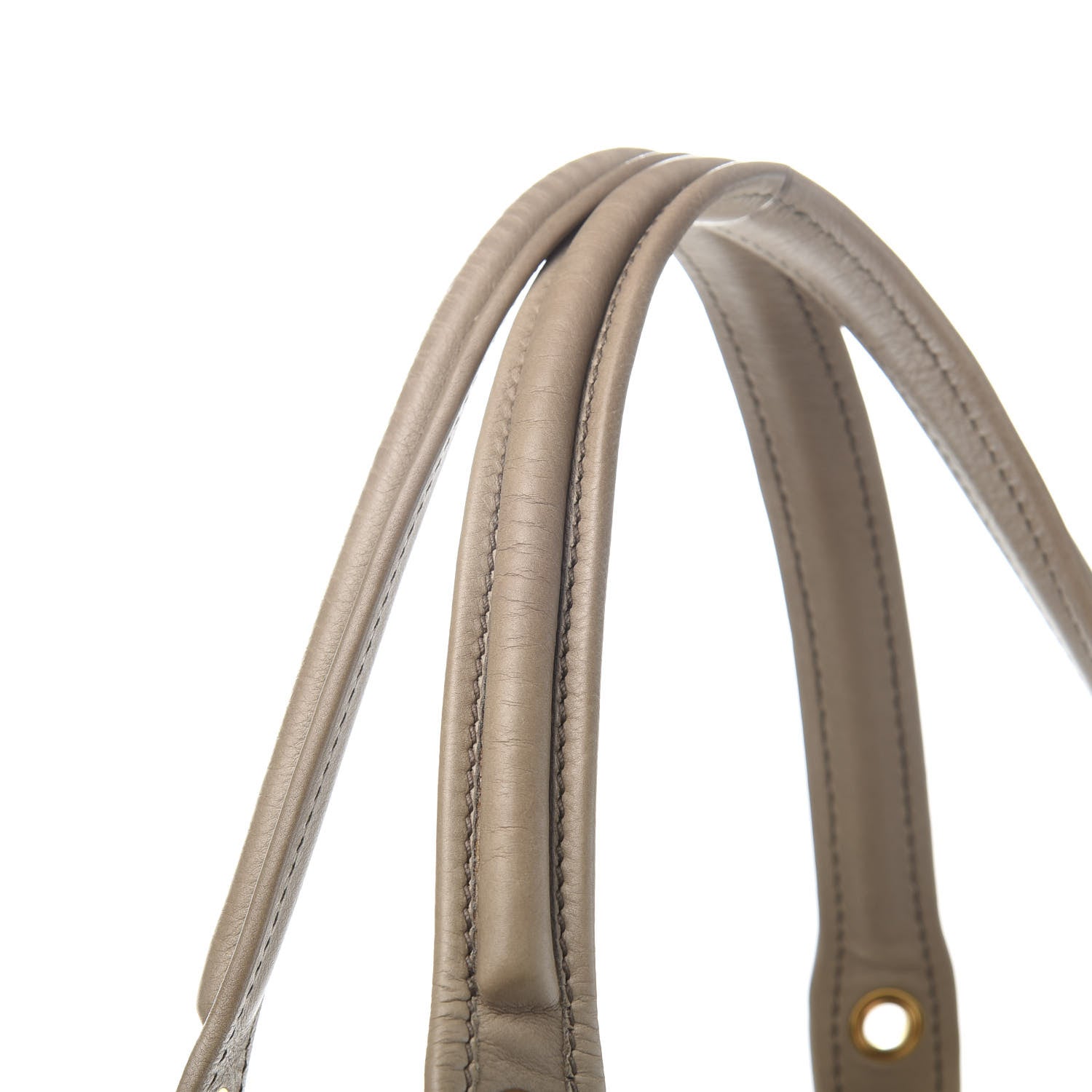 Miu Miu Vitello Lux Large Tote Alluminio 12 of 13