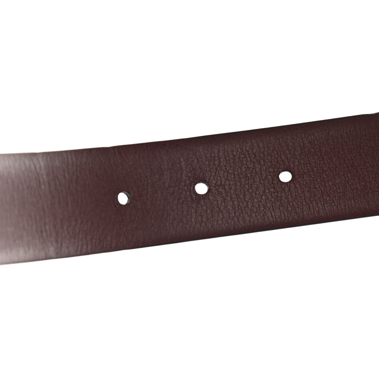 Calfskin CC Reversible Belt 95 Black Burgundy