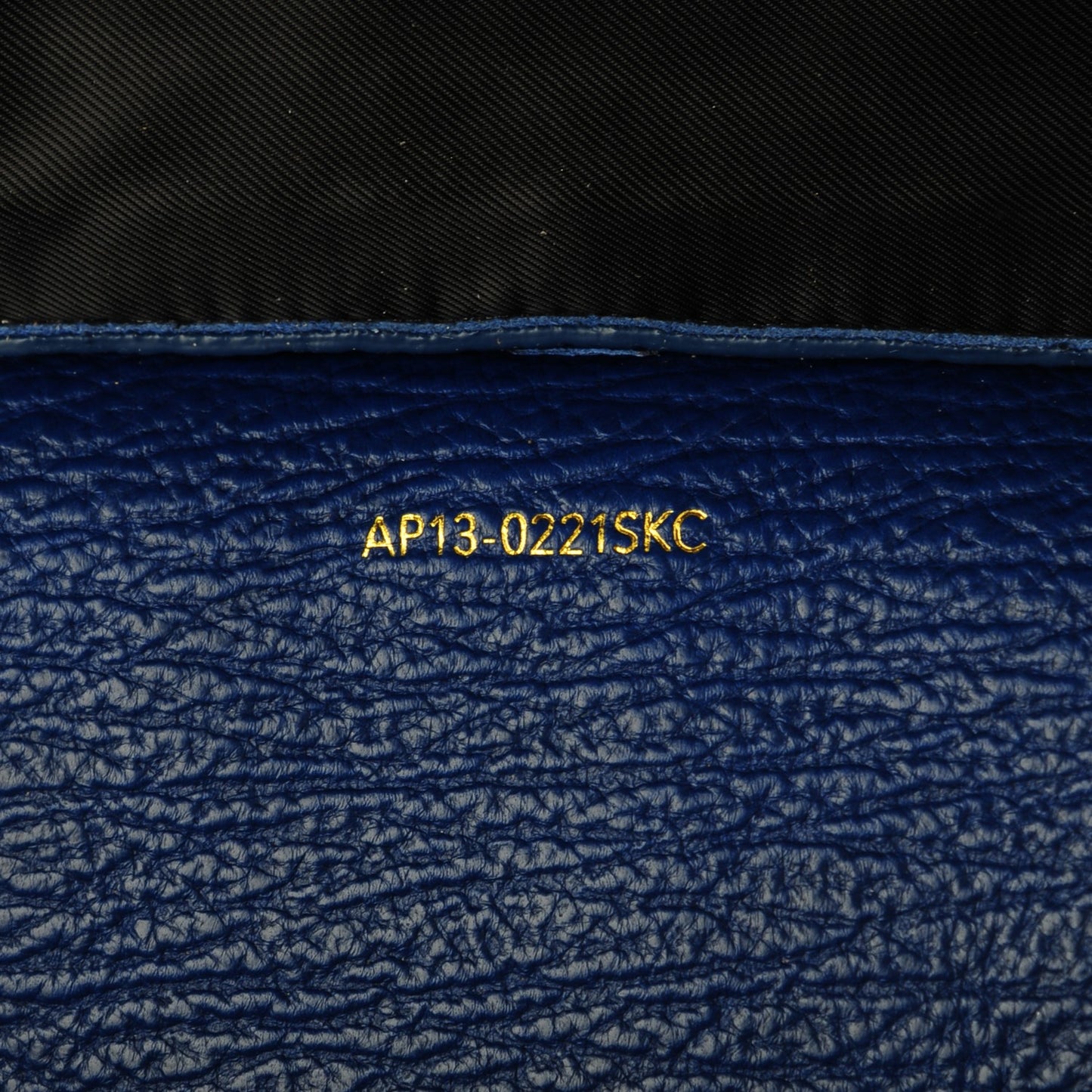 3.1 Textured Calfskin Large Pashli Satchel Cobalt