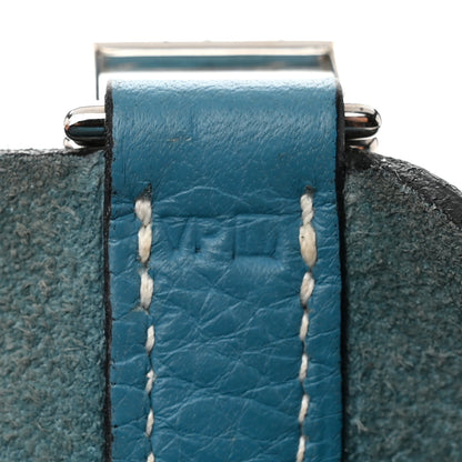 Hermes Taurillon Clemence Picotin Lock 18 PM Blue Jean 7 of 10