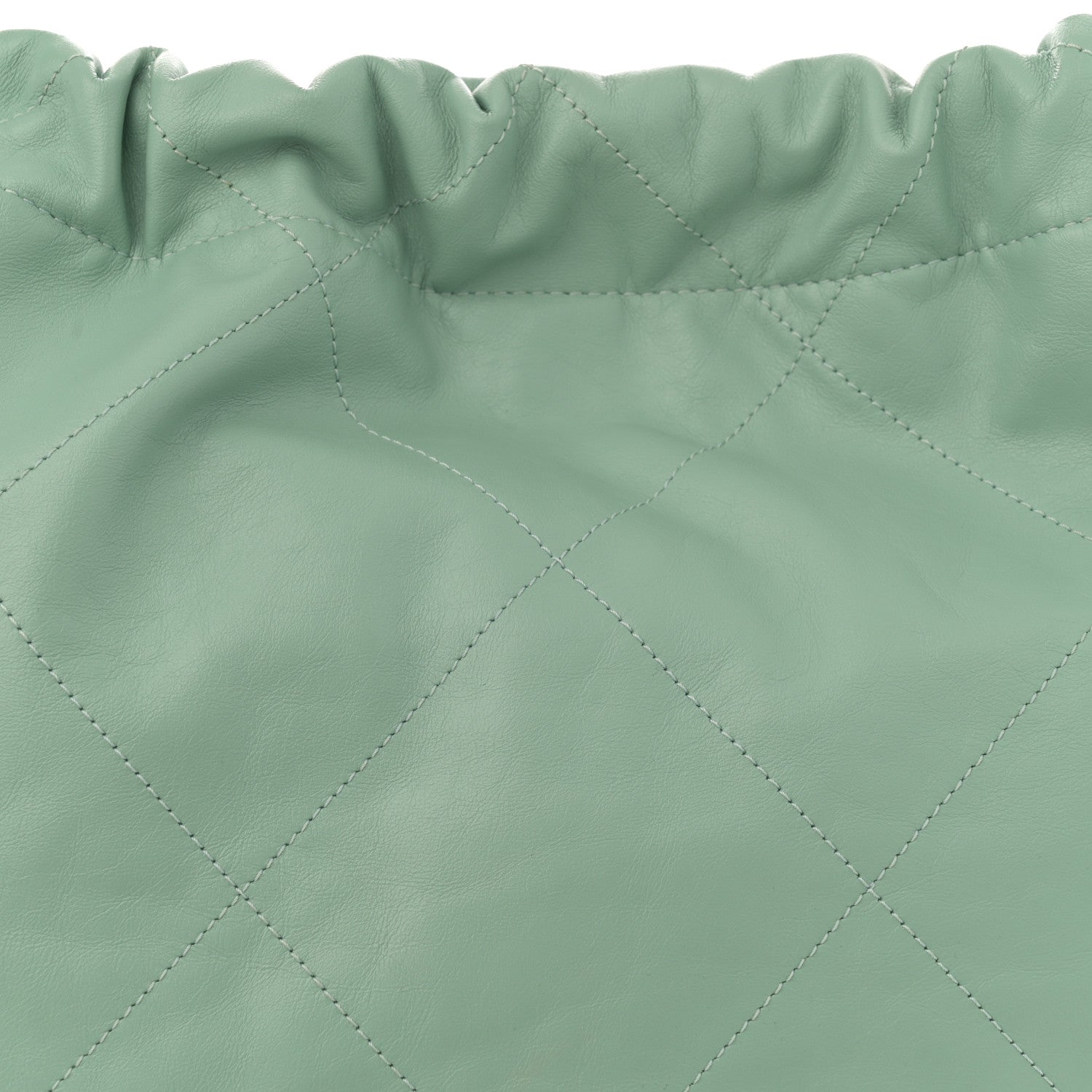 Chanel Shiny Calfskin Quilted Chanel 22 Light Green 9 of 12