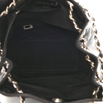 Chanel Lambskin CC Shoulder Bag Black 6 of 11