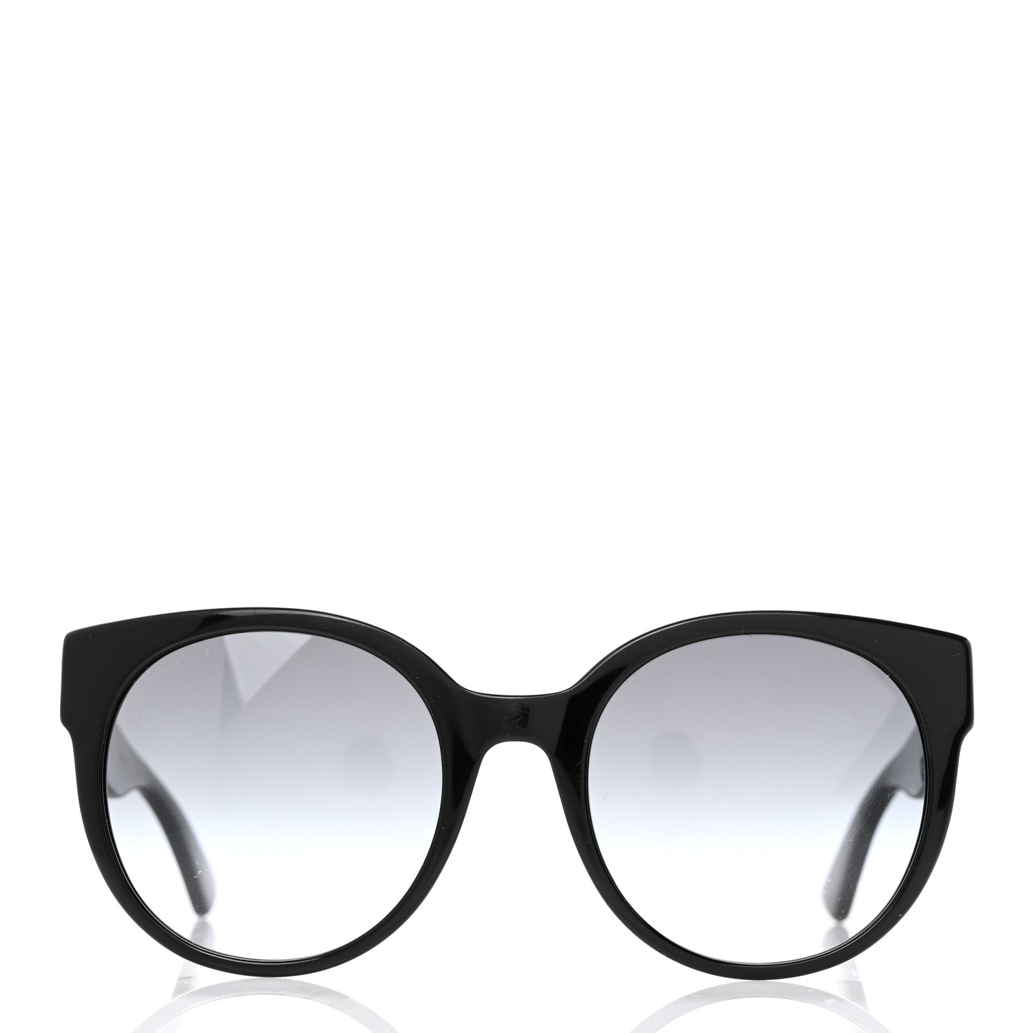 Gucci Acetate Round Sunglasses GG 0035S Black 2 of 7