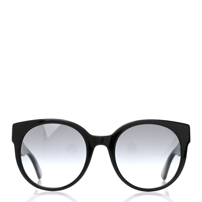 Gucci Acetate Round Sunglasses GG 0035S Black 2 of 7