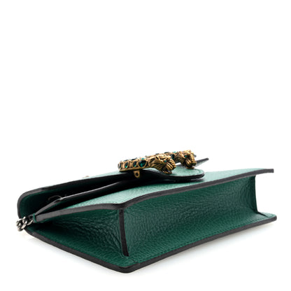 Gucci Dollar Calfskin Crystal Super Mini Dionysus Shoulder Bag Emerald 4 of 9