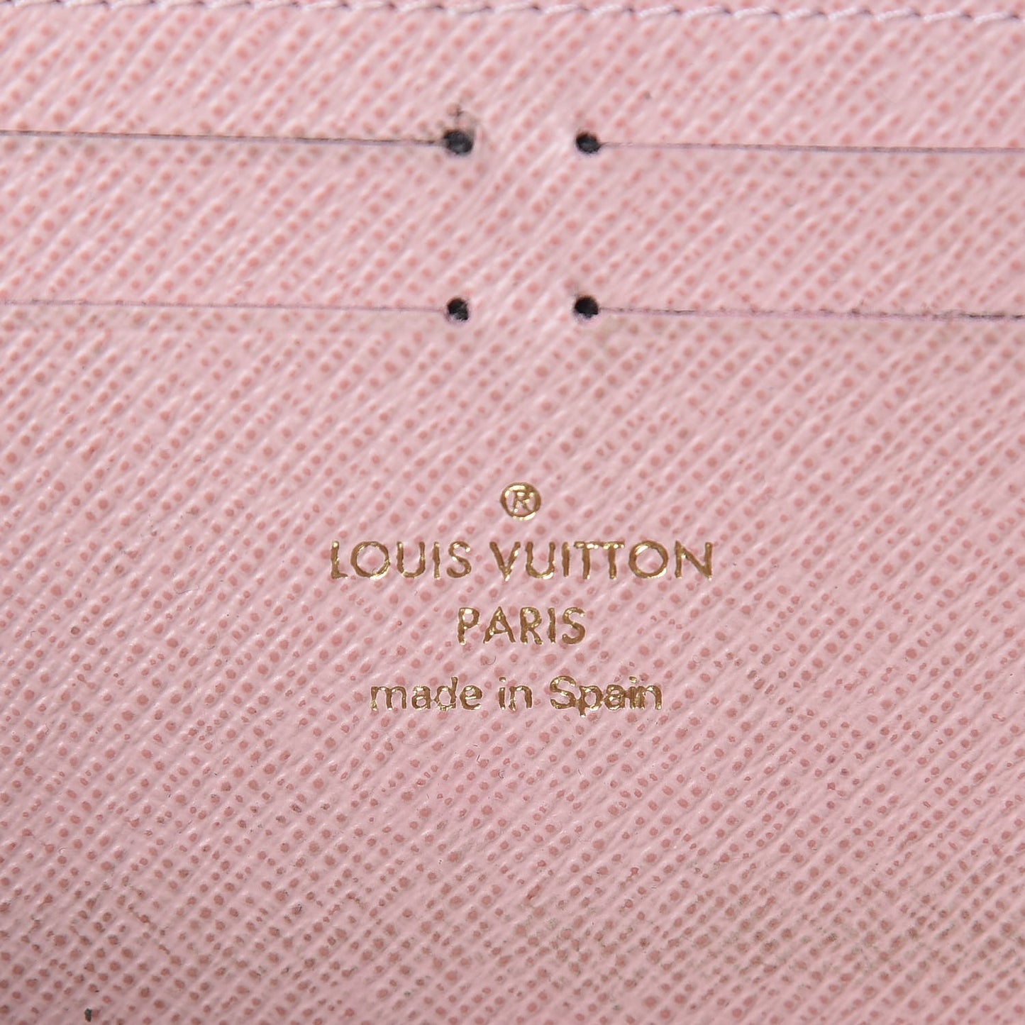 Damier Azur Clemence Wallet Rose Ballerine