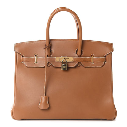 Hermes Swift Birkin 35 Gold 1 of 17
