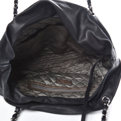 Chanel Lambskin Chain Shoulder Bag Black 5 of 26