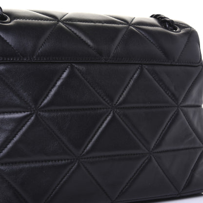 Prada Nappa Triangle Stitched Large Spectrum Bag Black 14 of 18