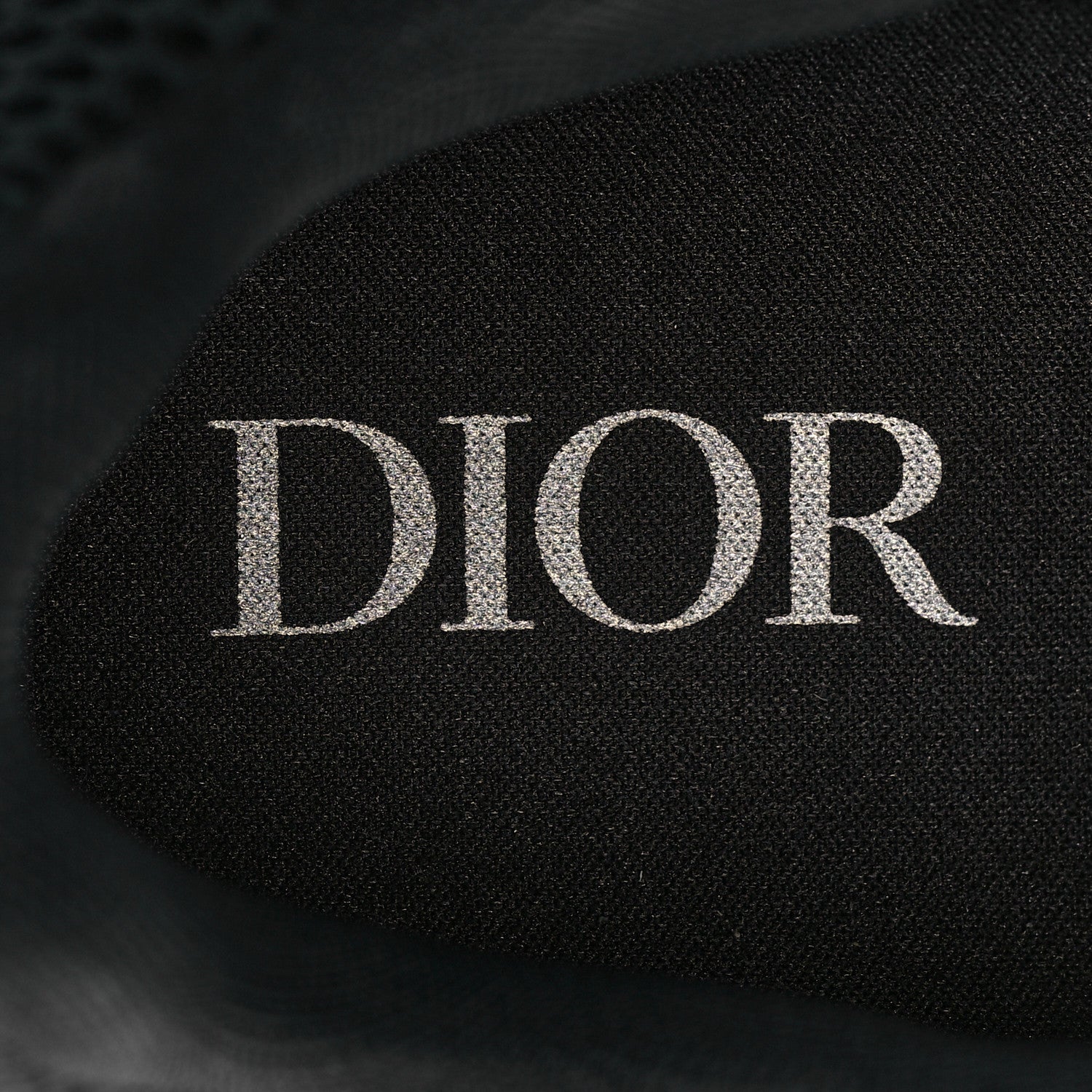 Christian Dior Technical Mesh Calfskin Mens B22 Sneakers 42 Black 7 of 11