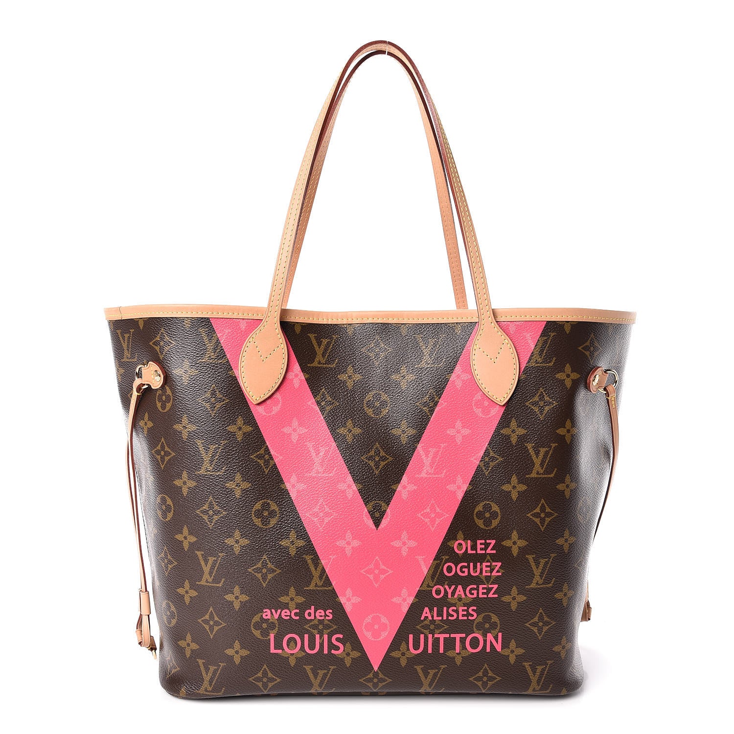Louis Vuitton Monogram V Neverfull MM Grenade 1 of 10