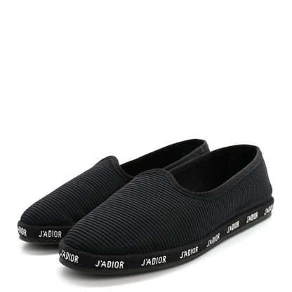 Christian Dior Technical Canvas J'adior Flats 37.5 Black 3 of 12