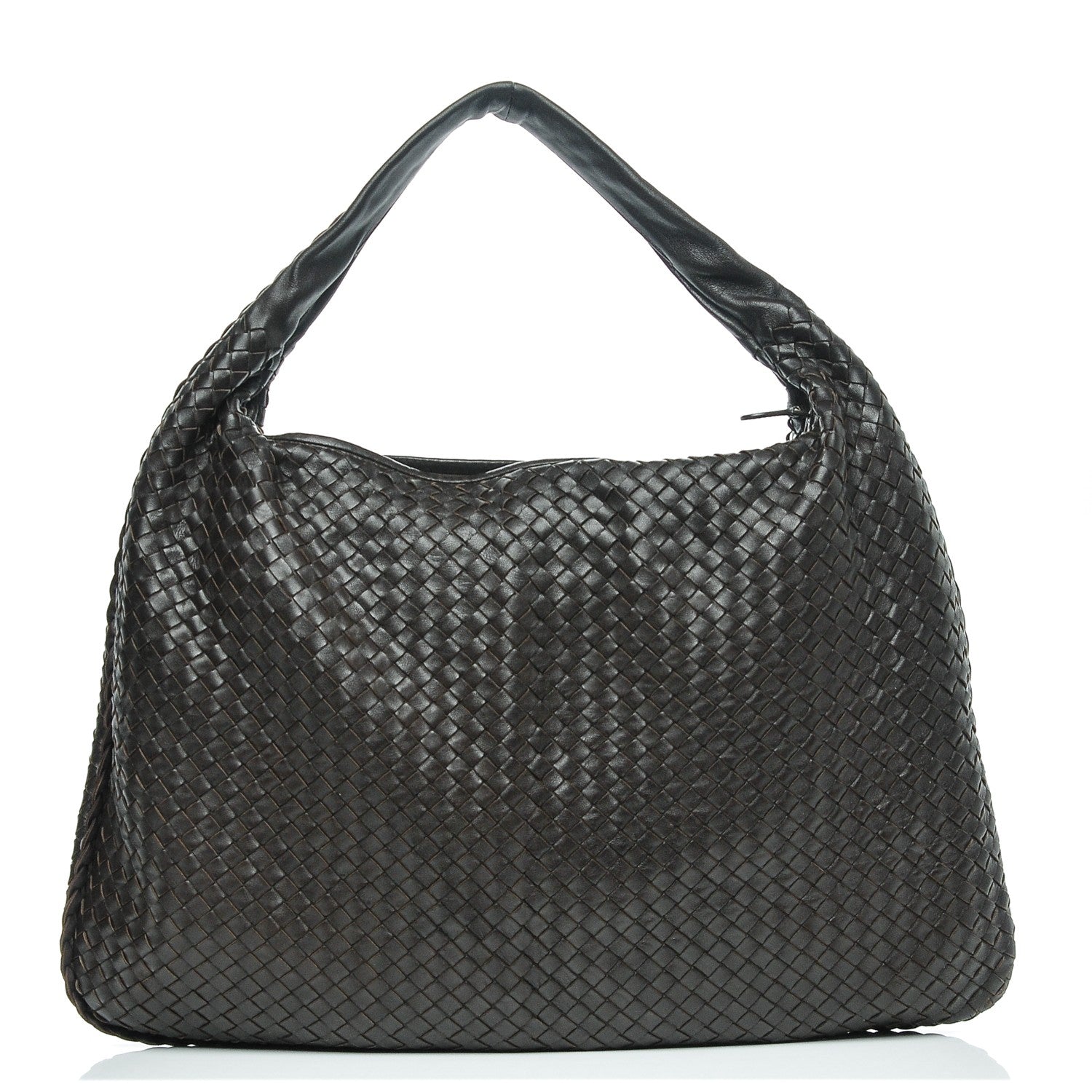 Bottega Veneta Nappa Intrecciato Maxi Veneta Hobo Ebano 1 of 7