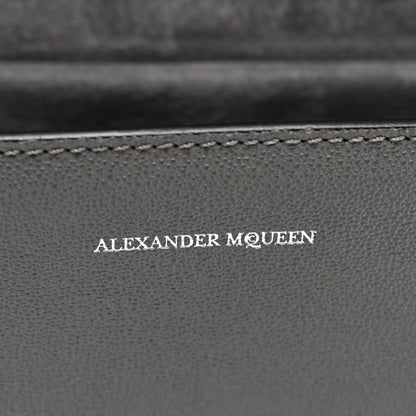Alexander McQueen Calfskin Medium Insignia Flap Grey 6 of 9