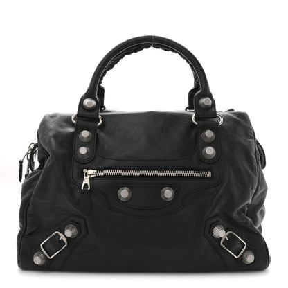 Balenciaga Agneau Giant 21 Silver Hardware Mid Day Black 1 of 12