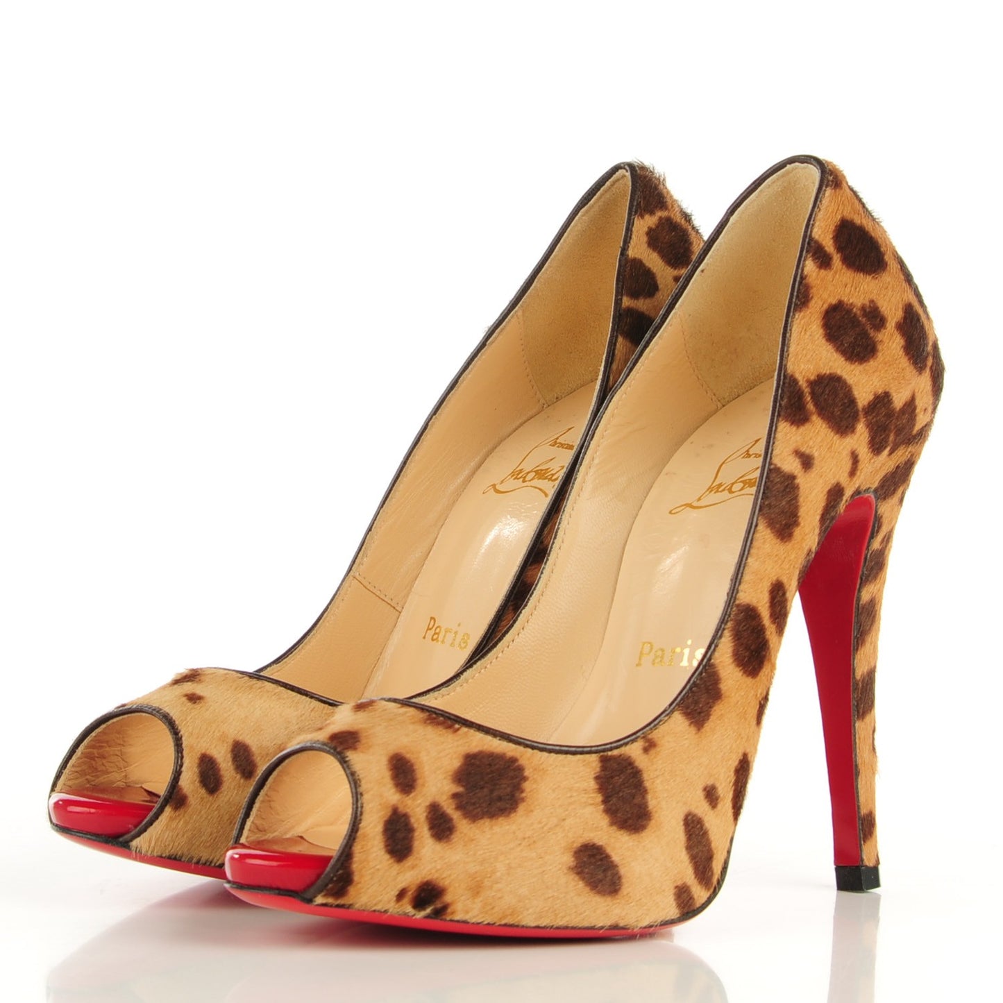 Calf Hair Leopard Lady Claude 120 Pumps 35.5
