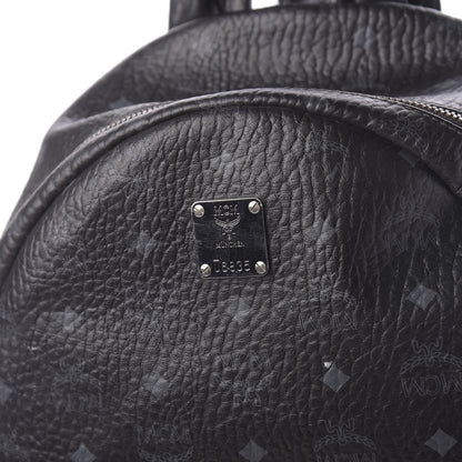 MCM Visetos Medium Side Studs Stark Backpack Black 18 of 18