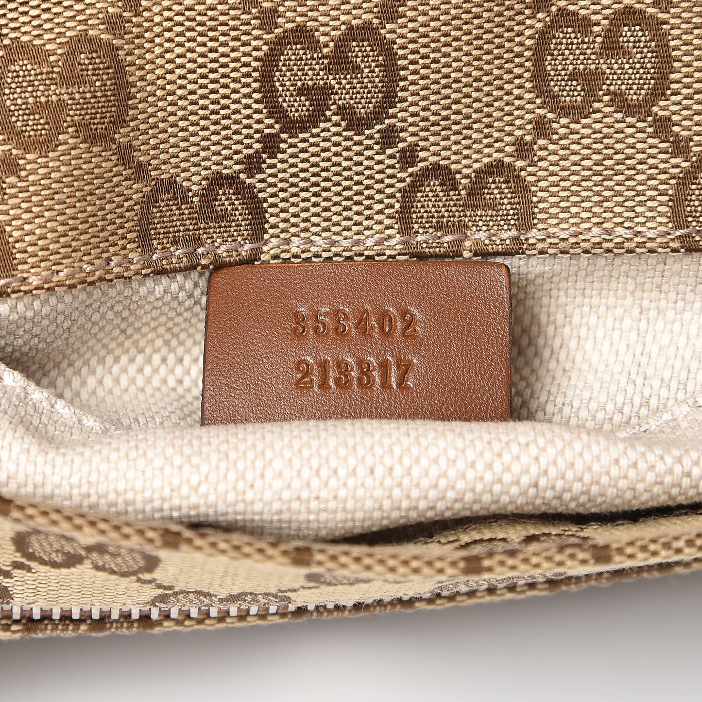 Monogram Belt Bag Brown