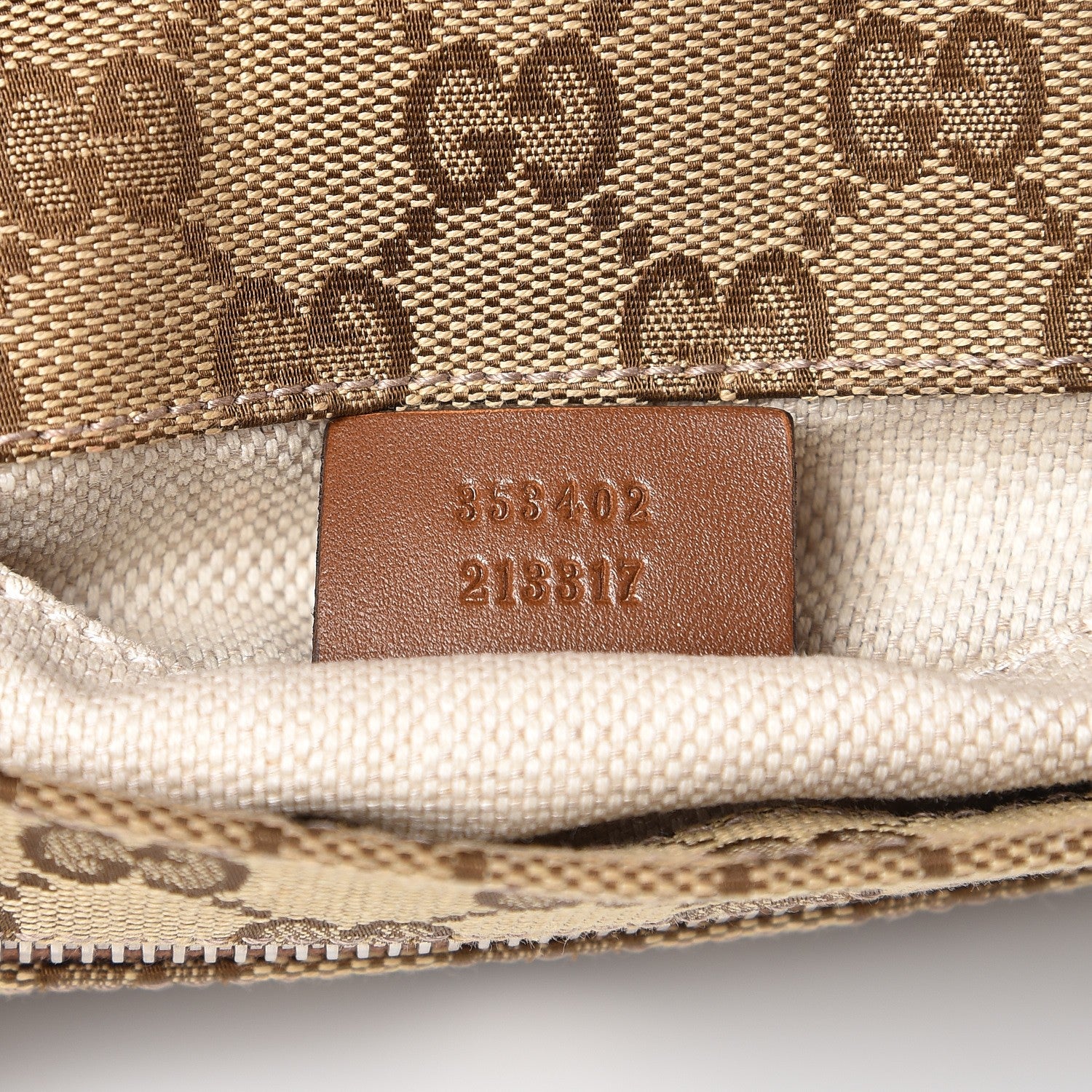 Gucci Monogram Belt Bag Brown 7 of 9