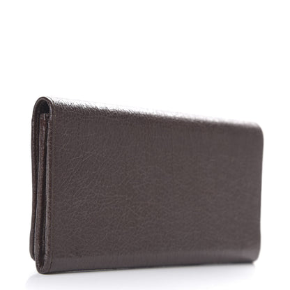 Balenciaga Agneau Giant 12 Gold Hardware Money Wallet Charbon 2 of 5
