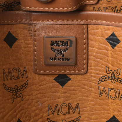 MCM Visetos Shopping Tote Cognac 6 of 21